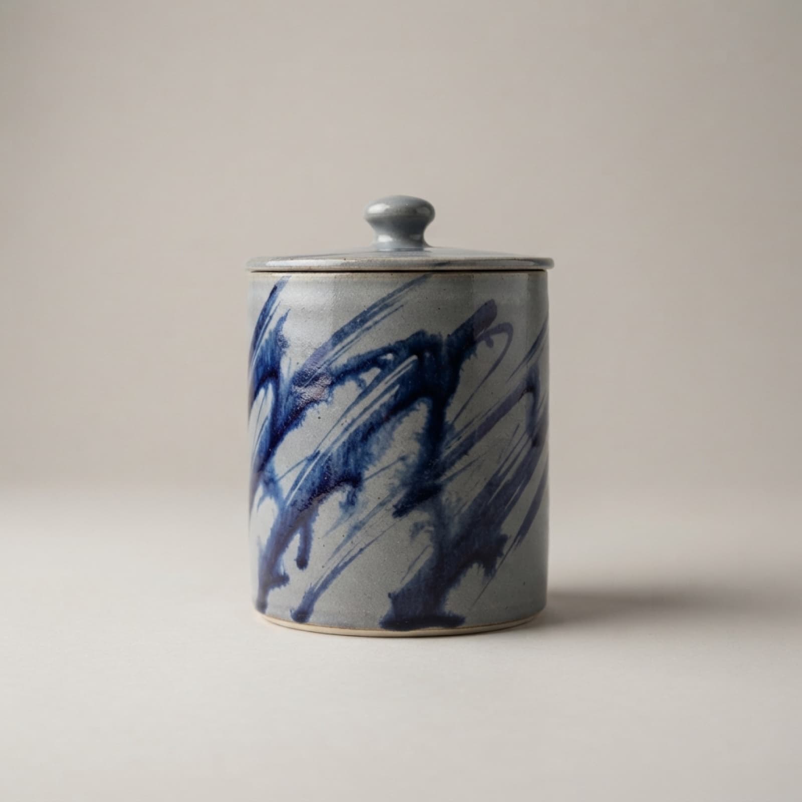 Monsoon Rain Jar — hand-painted pottery by NAQSHÉ