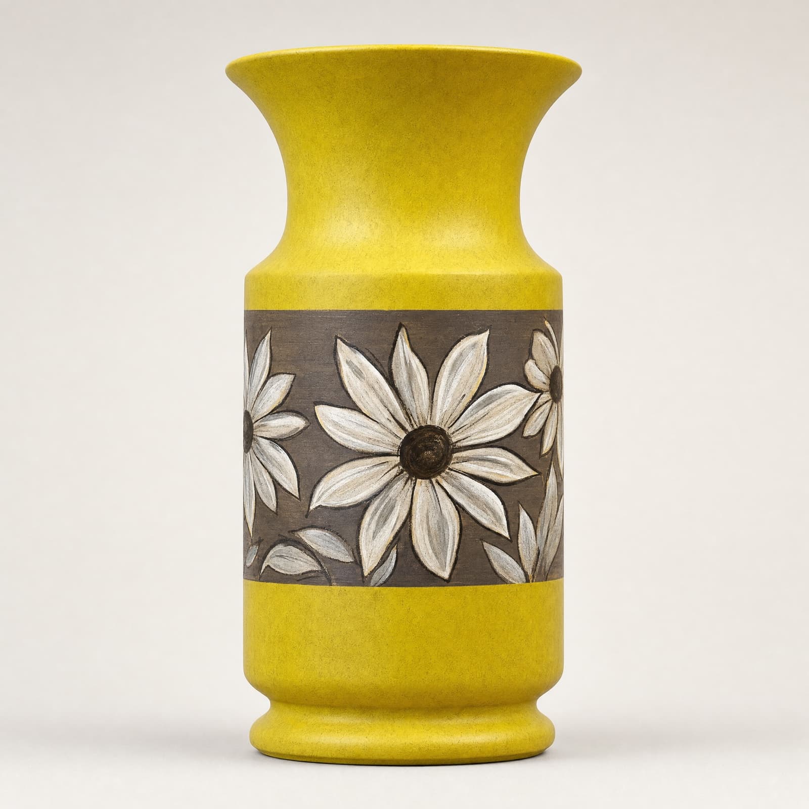 Surajmukhi Flute Vase — hand-painted pottery by NAQSHÉ